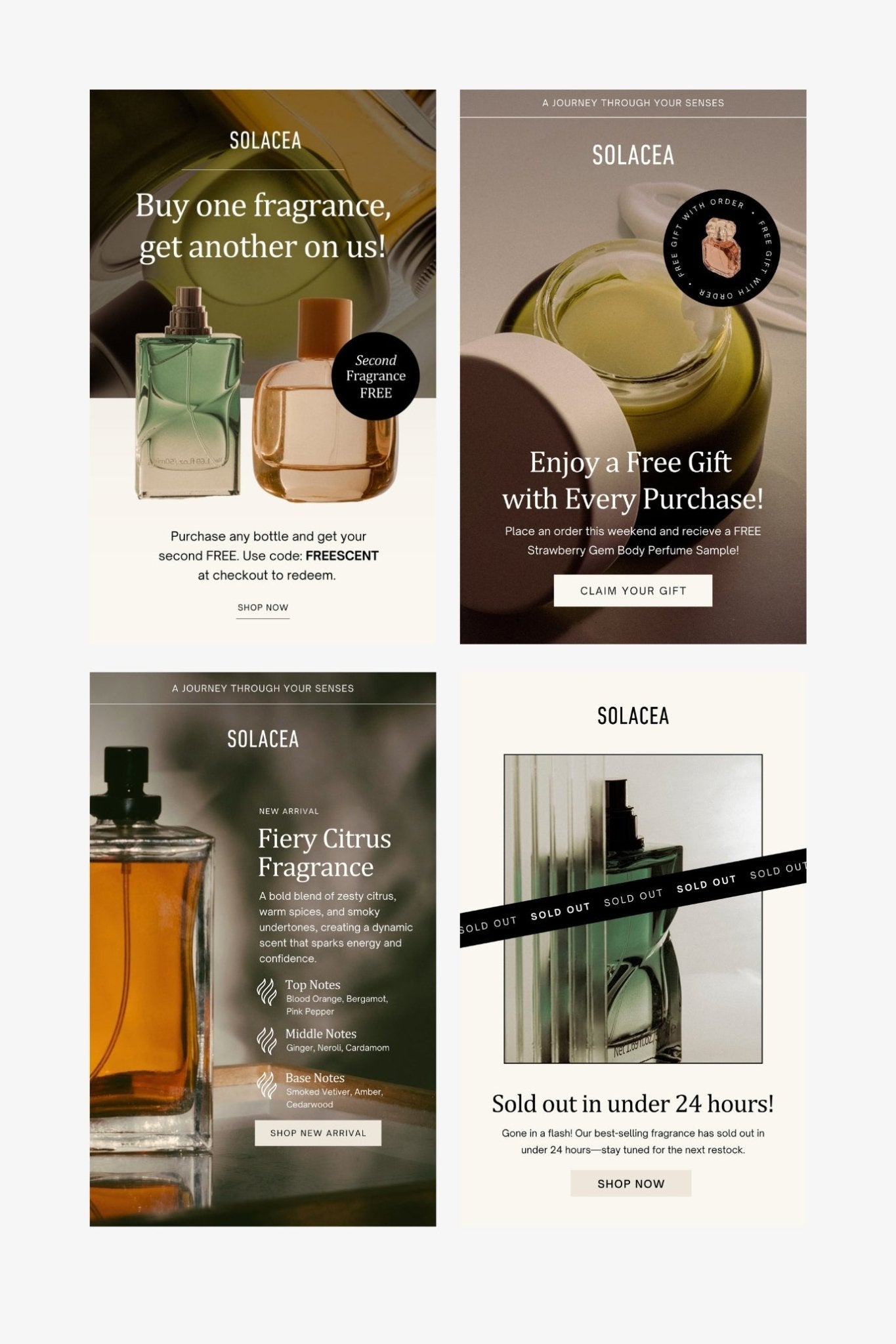 Solacea Campaigns - The Ecommerce Creative - Template