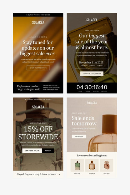 Solacea Campaigns - The Ecommerce Creative - Template
