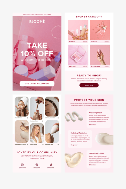 Rosette Flows - The Ecommerce Creative - Template